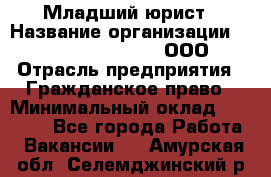 Младший юрист › Название организации ­ Omega electronics, ООО › Отрасль предприятия ­ Гражданское право › Минимальный оклад ­ 52 000 - Все города Работа » Вакансии   . Амурская обл.,Селемджинский р-н